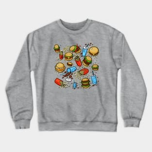 Burgers and Fries Crewneck Sweatshirt